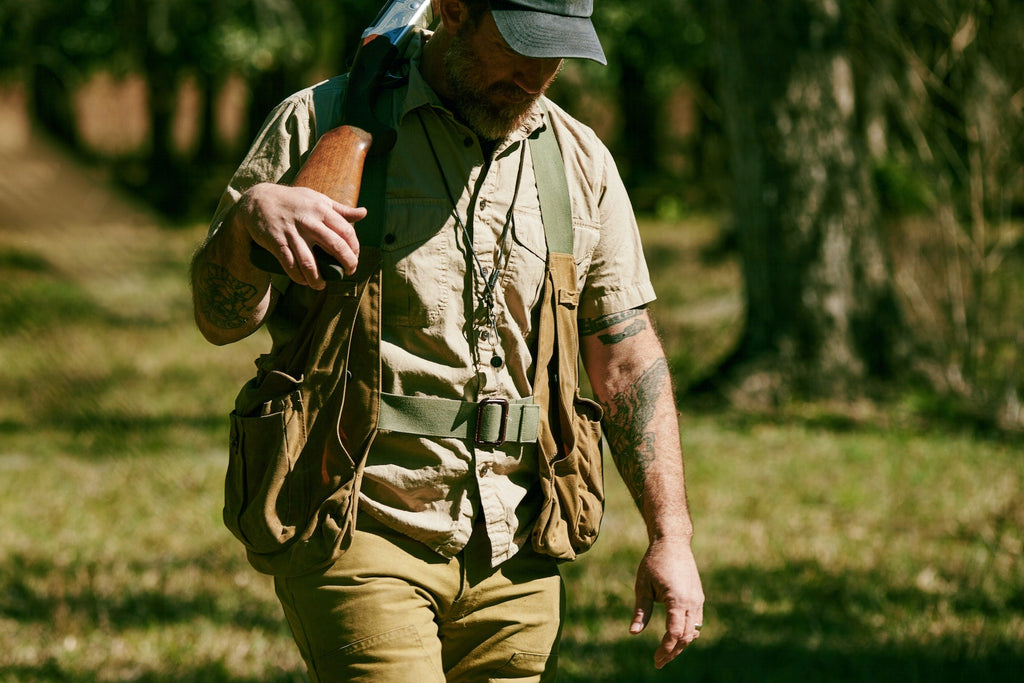 Washed Short Sleeve Feather Cloth Shirt