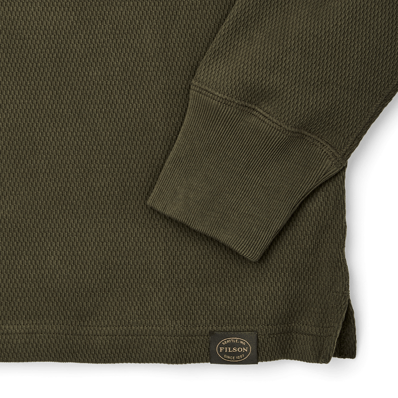 Waffle Knit Henley