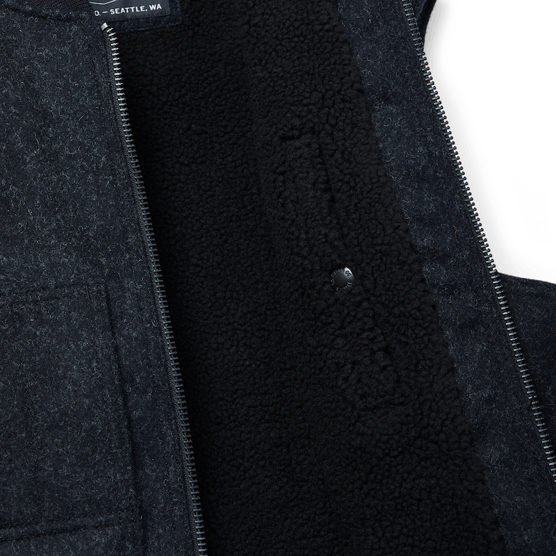 Lined Mackinaw Wool Work Vest