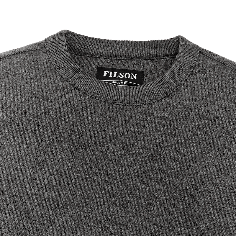 Waffle Knit Thermal Crewneck